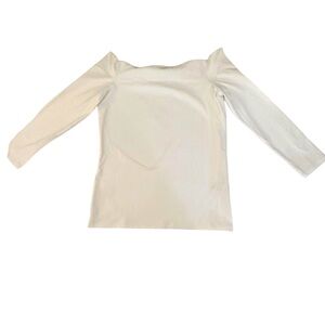 Elegant White Off-Shoulder Top